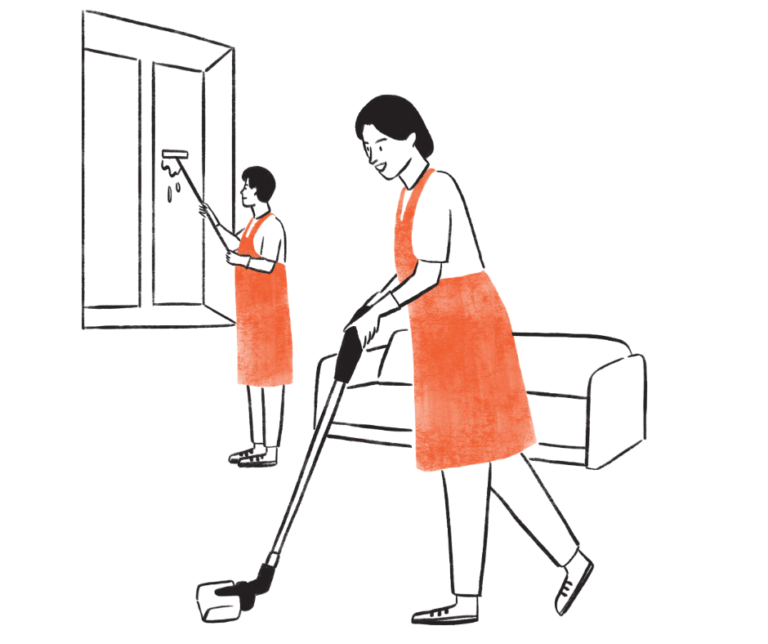 خادمات تنظيف بالساعة في عجمان